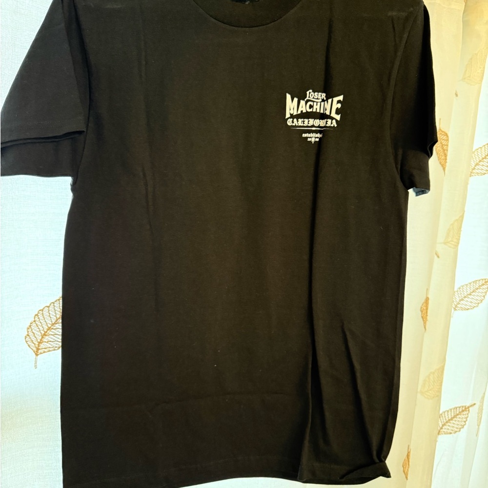 Loser Machine Black Short-Sleeve Graphic Tee